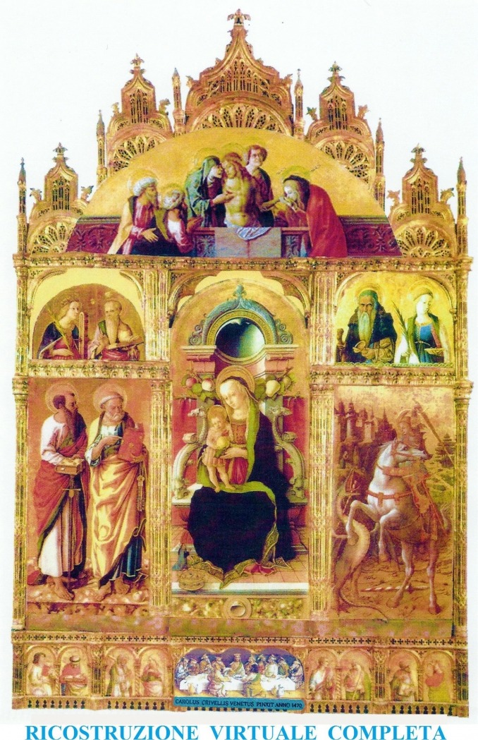 Polittico di Porto San Giorgio - Ricostruzione virtuale completa